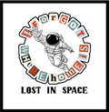 LOST IN SPACE 4x4 Laminated Full Color Sticker