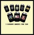 5 PACK RANDOM KOOZIES 12oz Can Koozies